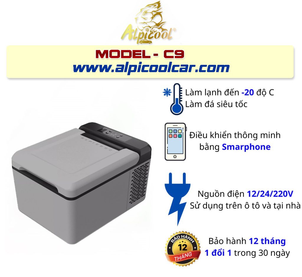 Tủ lạnh mini Apicool C9 9 lít | Giá tốt