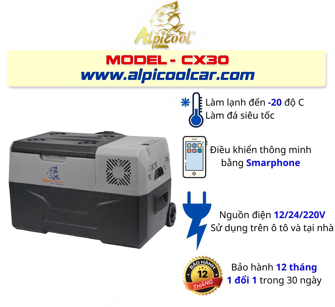 Thông số Alpicool CX30