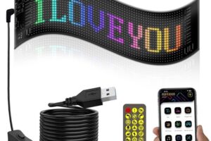 [Video] Review đèn Led Matrix dẻo cho xe hơi