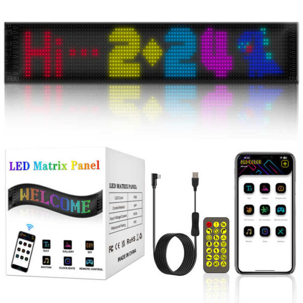 Đèn LED dẻo xe hơi Matrix Pixel - Size 120*595mm