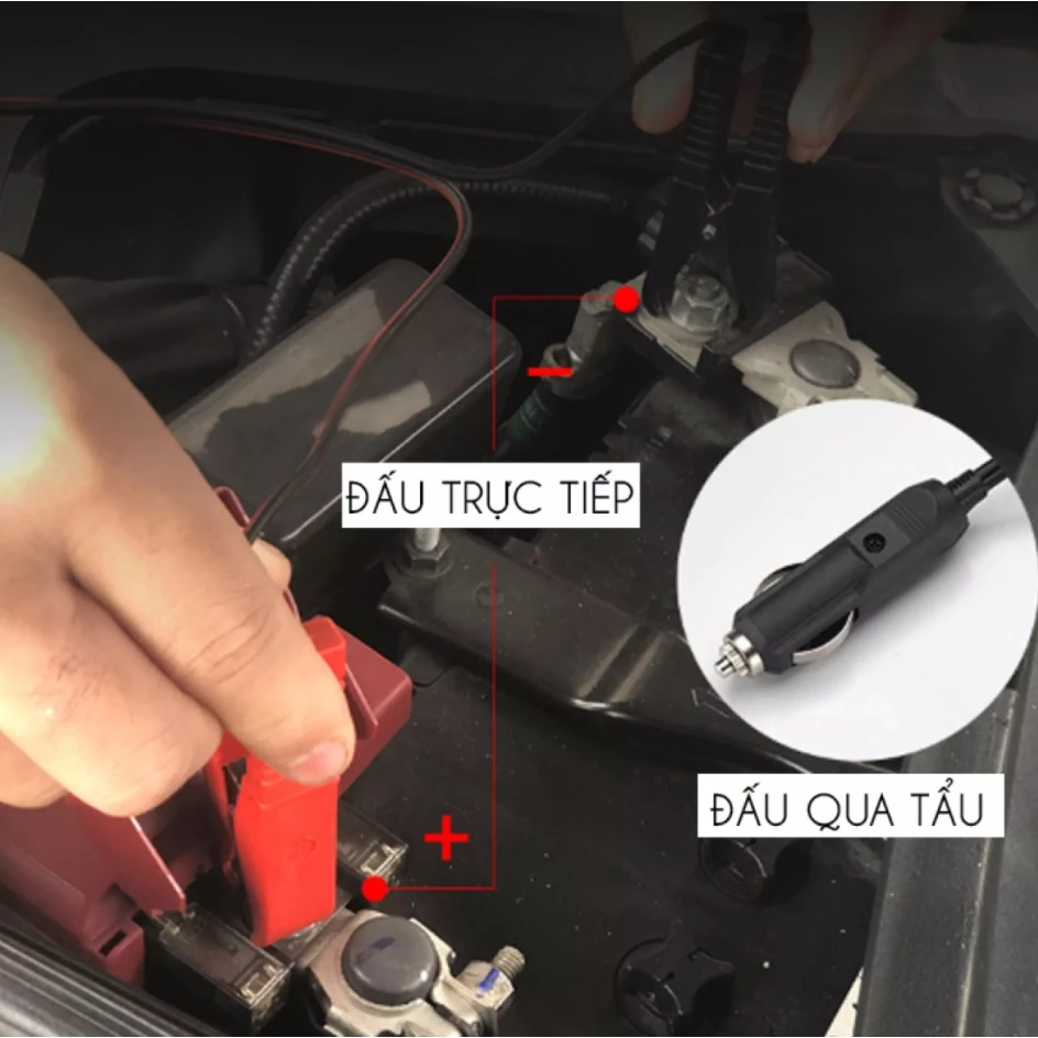 Đặc điểm tính năng máy bơm lốp ô tô 12V