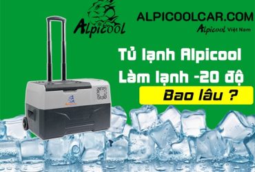 Thời gian bao lâu tủ lạnh Alpicool làm đông đá – đóng đá