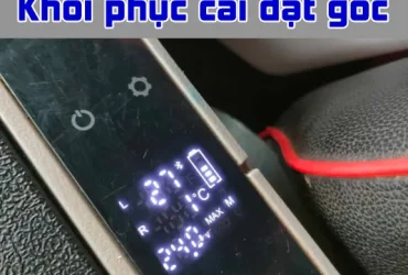 Hướng dẫn khôi phục cài đặt gốc tủ lạnh Alpicool