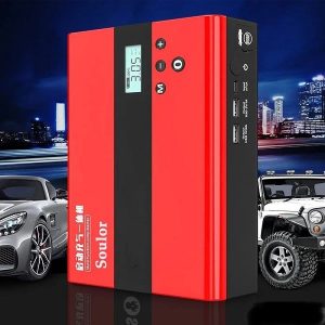 Bơm lốp ô tô Soulor Q8S Pro 6.400mAh - Kiêm kích bình
