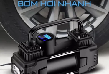 [Nội địa] Review bơm lốp ô tô 12-24V 2 xi lanh XJIEYI Air