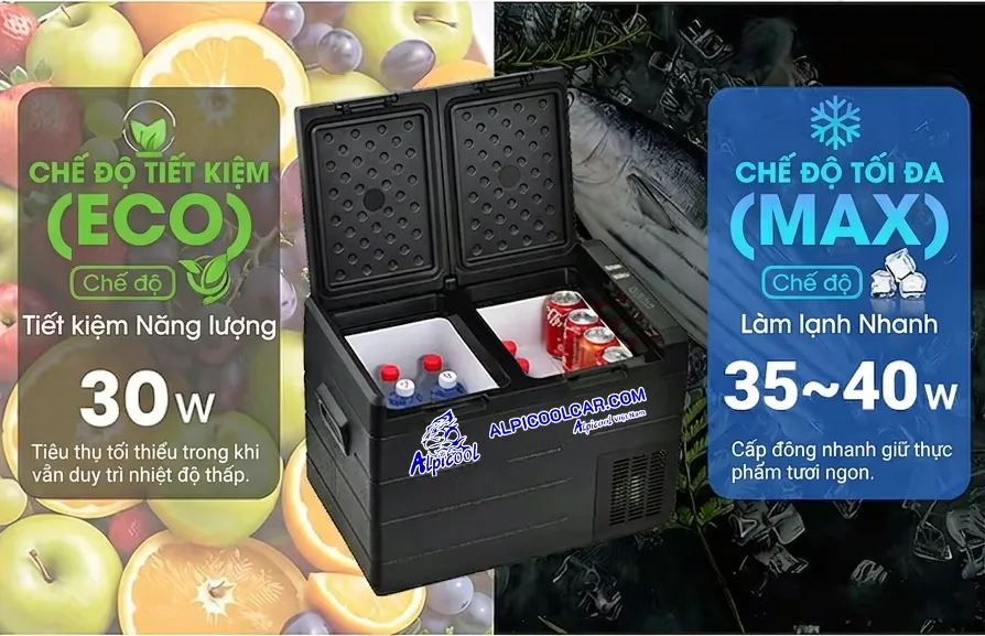 Tủ lạnh Alpicool T36 Pro 35l 12v