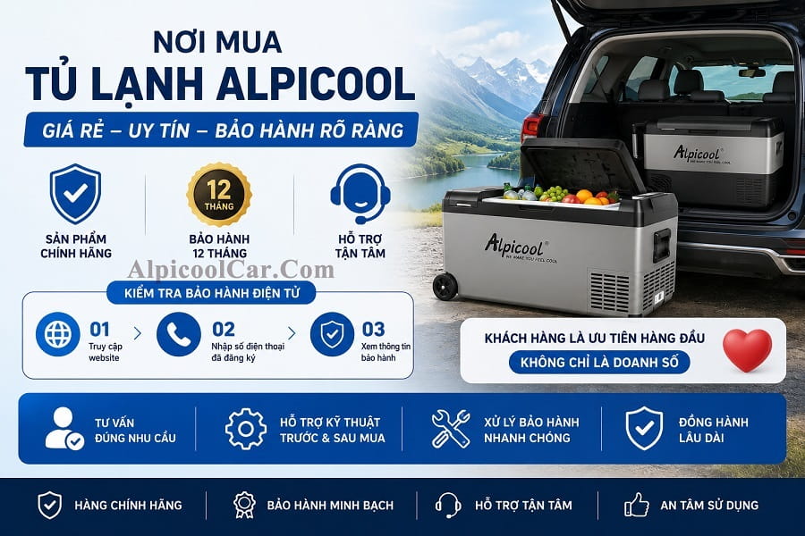 Nơi Mua Tủ Lạnh Alpicool Giá Rẻ Uy Tín
